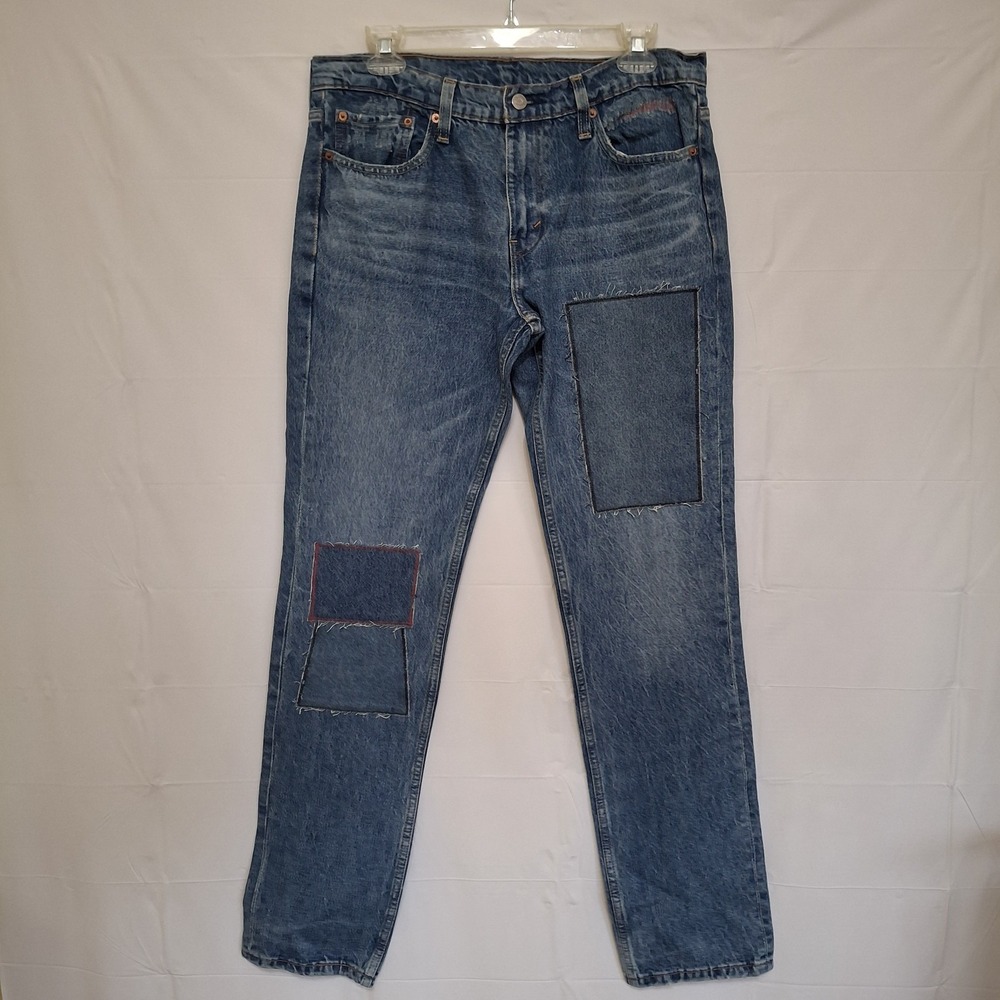 Levi's 511 Men's‎ 33x34 (Fits 33x33) Slim Fit Jeans Stretch Patchwork